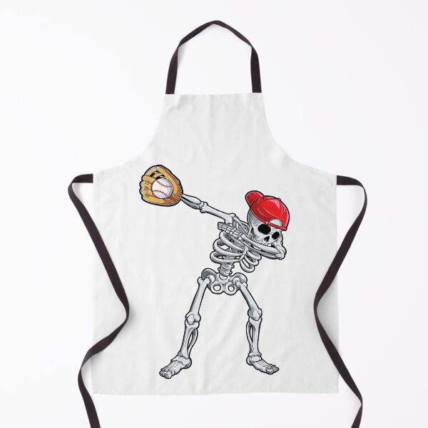 Item preview, Dabbing Skeleton Baseball Halloween Player Catcher designed and sold by Helbon-art.