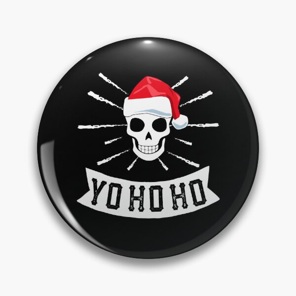 Item preview, Yo Ho Ho Skull Christmas Pirate Santa Pun Xmas designed and sold by QueenOfPrint.