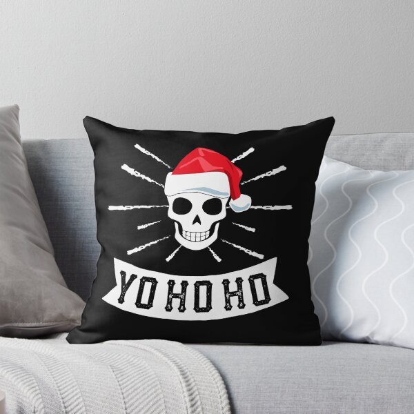 Item preview, Yo Ho Ho Skull Christmas Pirate Santa Pun Xmas designed and sold by QueenOfPrint.