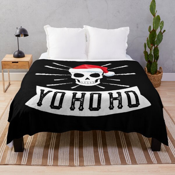 Item preview, Yo Ho Ho Skull Christmas Pirate Santa Pun Xmas designed and sold by QueenOfPrint.