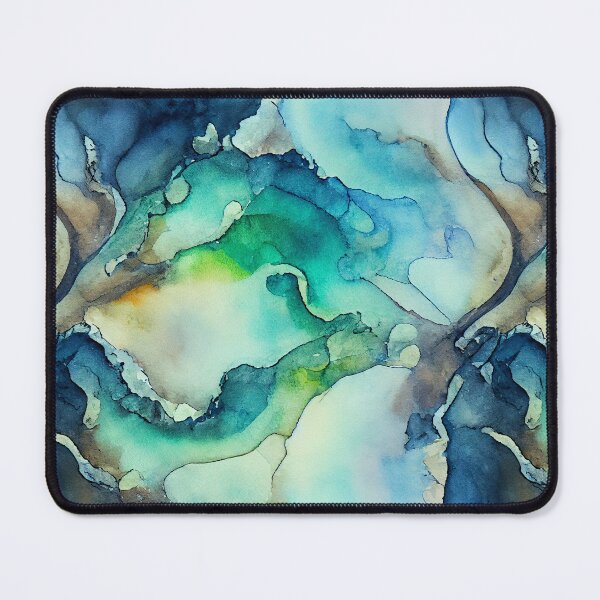 Item preview, Watercolour washes in blue designed and sold by Adornamancy.