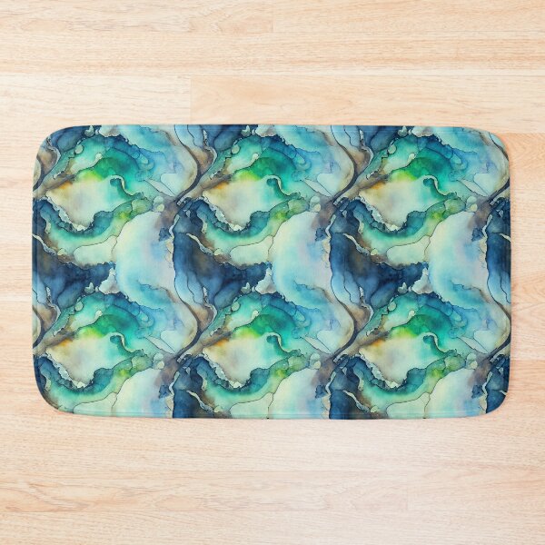 Item preview, Watercolour washes in blue designed and sold by Adornamancy.