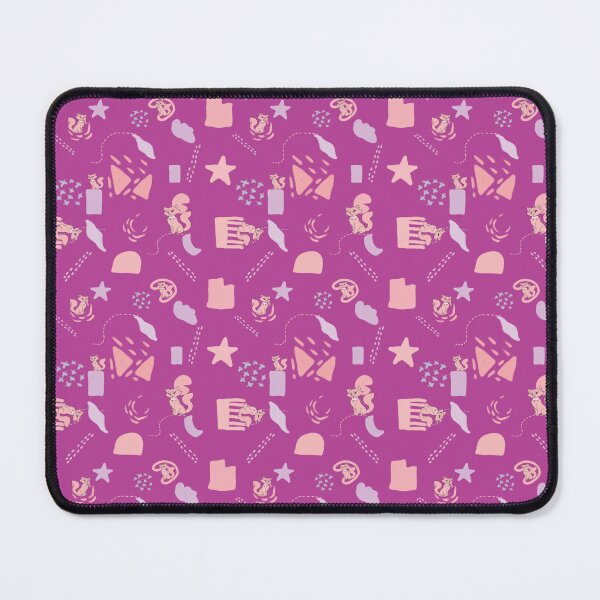 Item preview, Dark Pink Abstract Cat Design, Curves, Shapes, Dots & Dashes Lovers of Pink designed and sold by Hanlar.