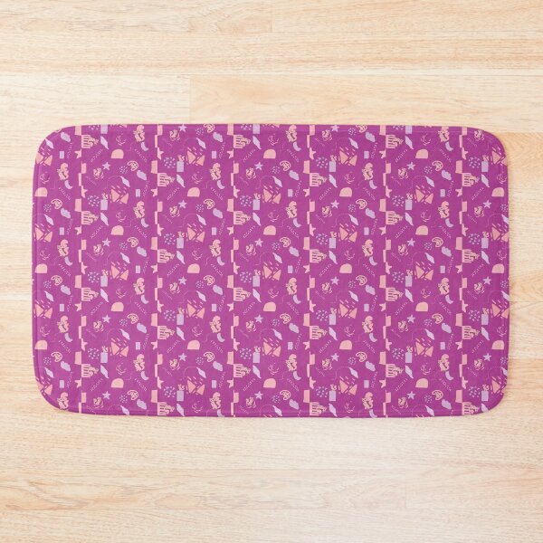 Item preview, Dark Pink Abstract Cat Design, Curves, Shapes, Dots & Dashes Lovers of Pink designed and sold by Hanlar.