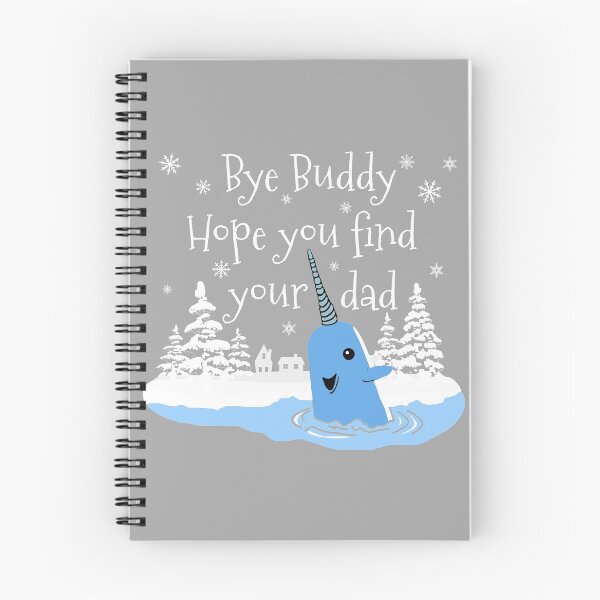 Item preview,  "Bye Buddy Espero que encuentres a tu papá" de la película navideña Elf designed and sold by birchandbark.