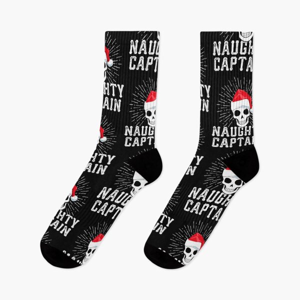 Item preview, Naughty Captain Skull Christmas Sailing designed and sold by QueenOfPrint.