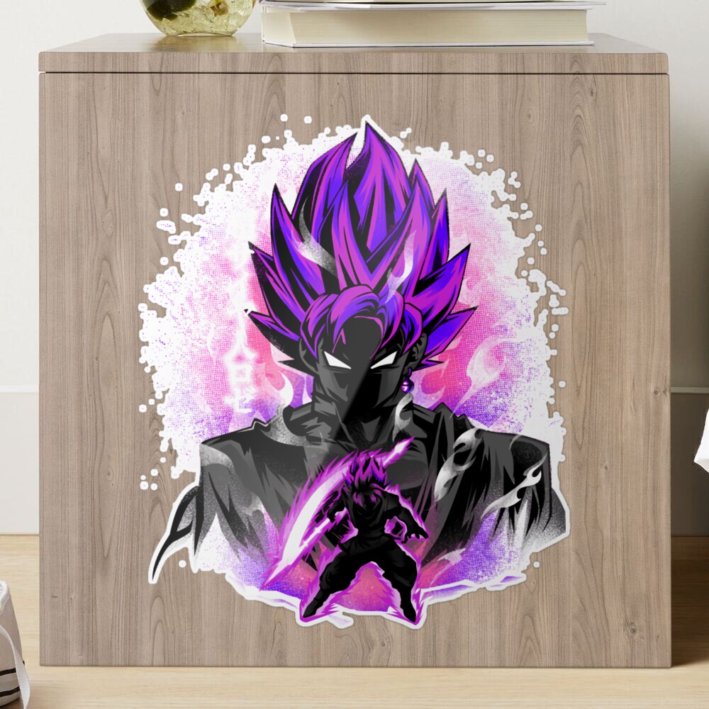 Goku Black Super Rose Power Sticker for Sale by CharlesMulder