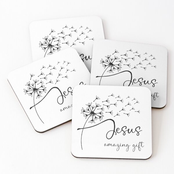 Item preview, Jesus, amazing gift has a chic dandelion graphic design designed and sold by simplydesignart.