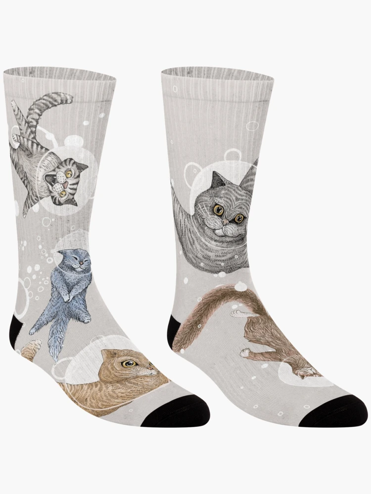 Thumbnail 3 of 5, Socks, Cat designed and sold by Ruta.