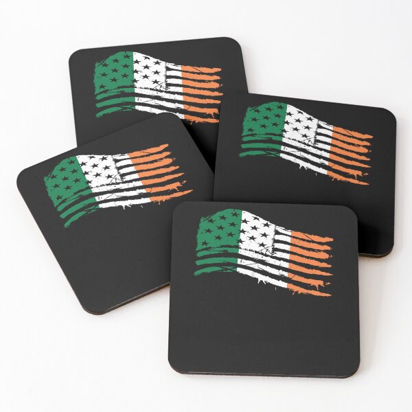 Item preview, American flag irish roots ireland flag christmas  designed and sold by ferraudionne.