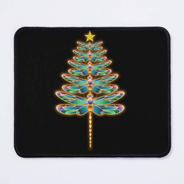 Item preview, Merry Christmas Insect Lover Xmas Dragonfly Christmas Tree designed and sold by JeannetteSander.