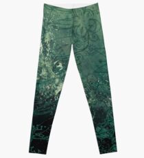 A swirl of vintage green Leggings