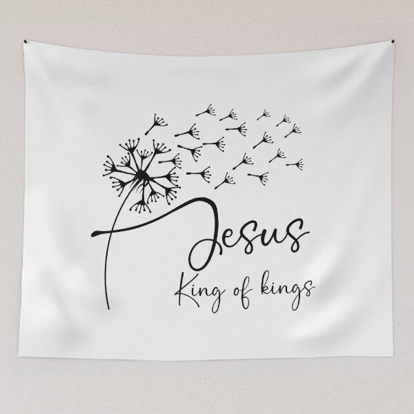 Item preview, Jesus, King of kings has a chic dandelion graphic design designed and sold by simplydesignart.