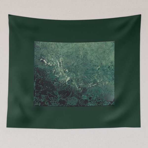 Item preview, A swirl of vintage green designed and sold by jennyjeffries.