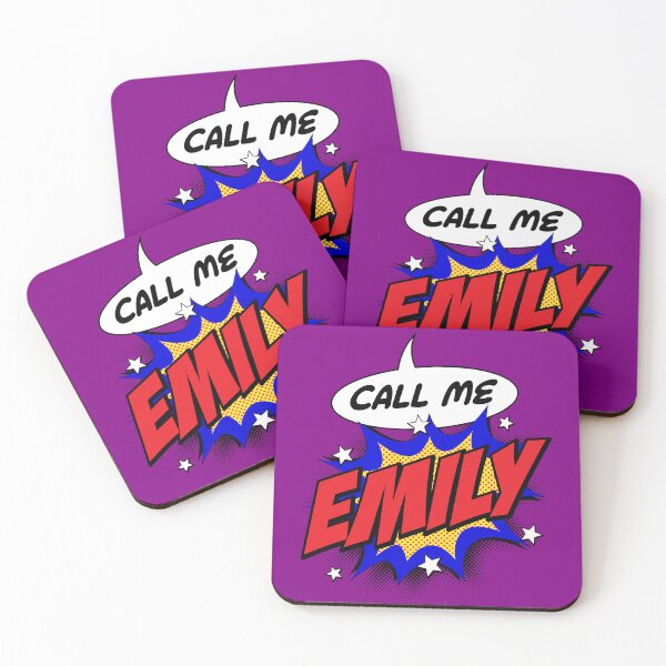 Item preview, Personalised Call Me Emily Pop Art Comic Design designed and sold by CandOCreative.