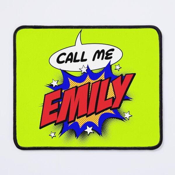Item preview, Personalised Call Me Emily Pop Art Comic Design designed and sold by CandOCreative.