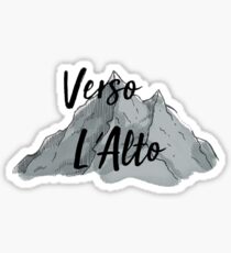 Verso l'lalto Sticker