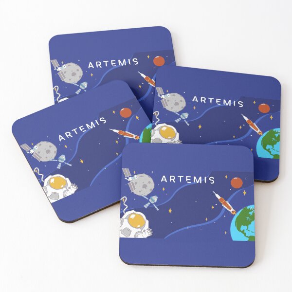 Item preview, NASA Artemis mission Graphic designed and sold by SolidEarthArt.