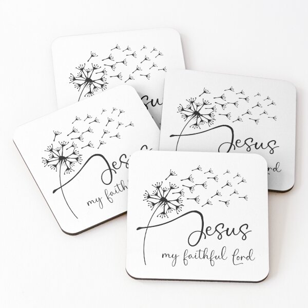Item preview, Jesus, my faithful Lord has a chic dandelion graphic design designed and sold by simplydesignart.