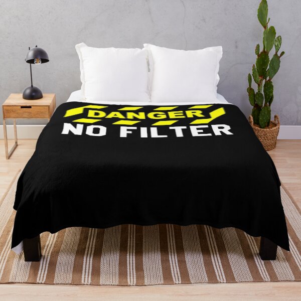 Item preview, Fun and funny, danger no filter warning sign  designed and sold by ferraudionne.