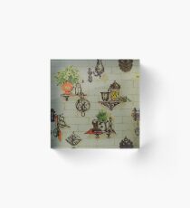 Baby Boomer Memories of a VERY Kitschy Kitchen Acrylic Block