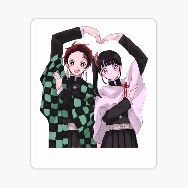 "Demon Slayer Valentine's" Sticker for Sale by LottePeters Redbubble