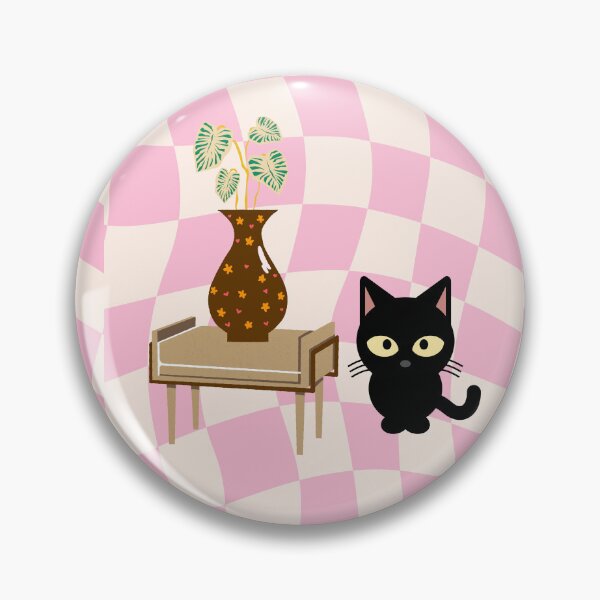 Item preview, Mid Century Black Cat,Atomic Mid century cat,retro atomic cats, designed and sold by Tamas Das.