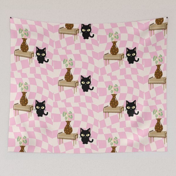 Item preview, Mid Century Black Cat,Atomic Mid century cat,retro atomic cats, designed and sold by Tamas Das.