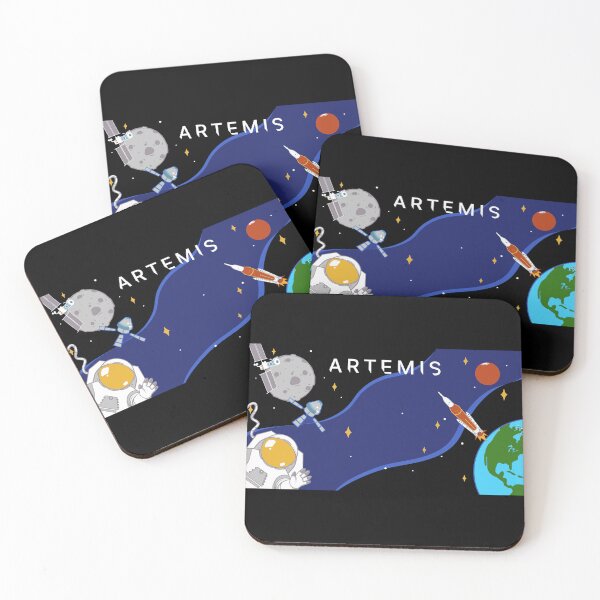 Item preview, NASA Artemis mission Graphic extract designed and sold by SolidEarthArt.