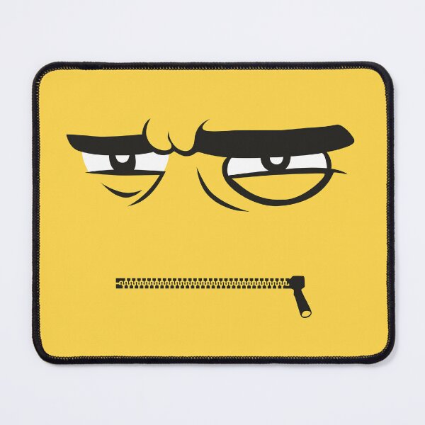 Item preview, That's My Happy Face - Funny Angry Face Expression (Yellow Version) designed and sold by Abhishek Goldar.