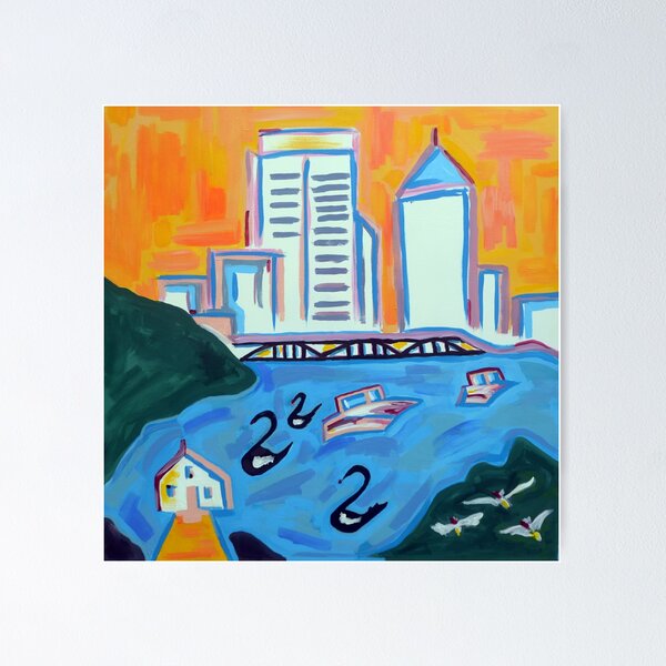 Item preview, Perth from MAtilda Bay designed and sold by Melinda  Ison - Poor.