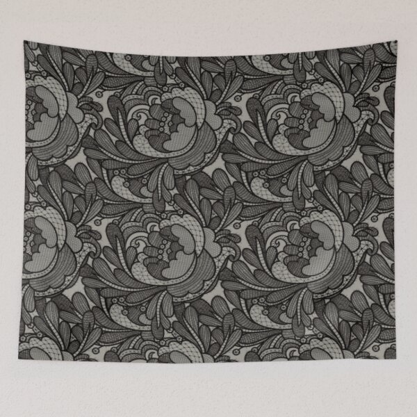 Item preview, Black Spanish sensual lace roses.  designed and sold by Mygeneration.