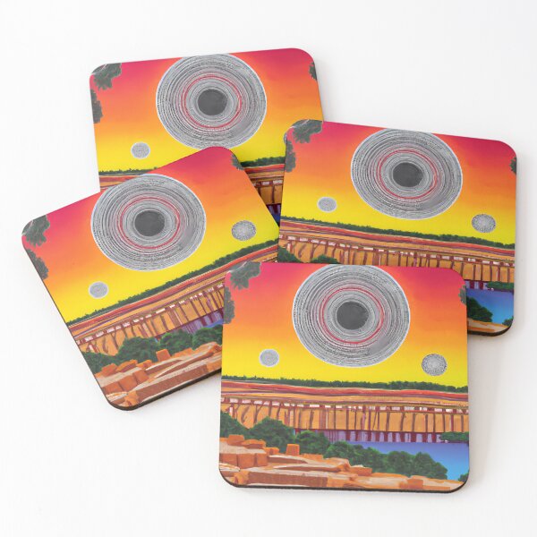 Item preview, Unique Aboriginal Dot Painting inspired original artwork designed and sold by RoyalRepublics.