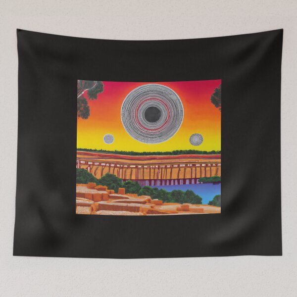 Item preview, Unique Aboriginal Dot Painting inspired original artwork designed and sold by RoyalRepublics.