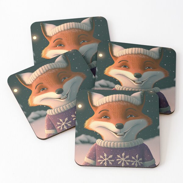 Item preview, Cute christmas fox designed and sold by art8085.
