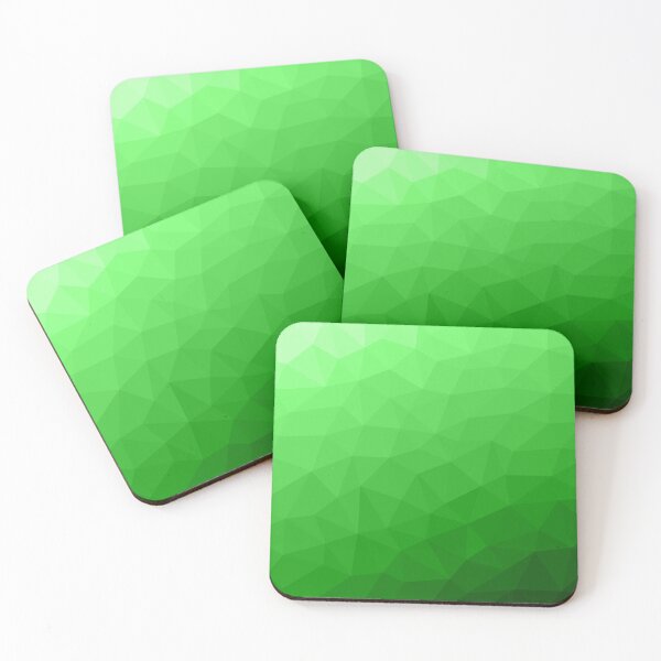 Item preview, Light green gradient geometric mesh pattern bright triangles ombre designed and sold by PLdesign.