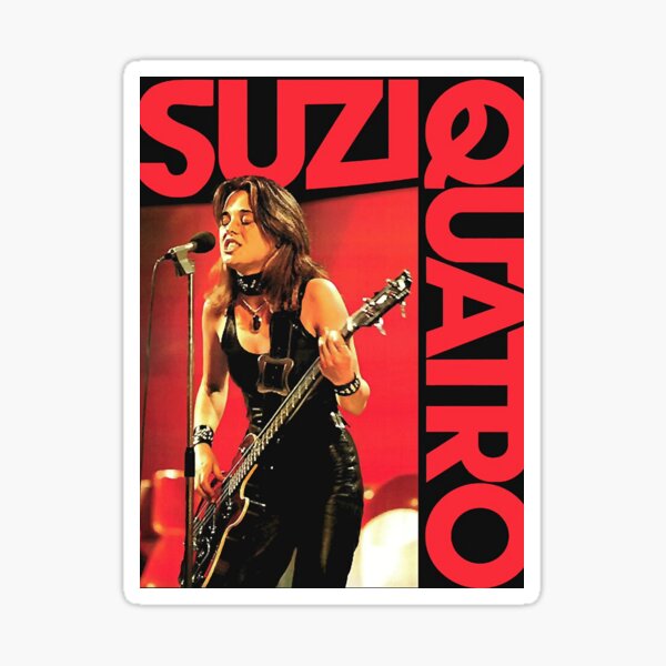 "Suzi Quatro" Sticker for Sale by Redbubble