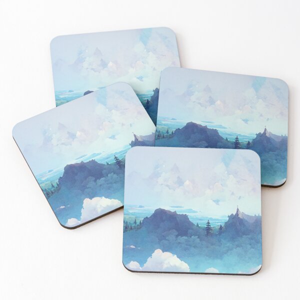 Item preview, Ambient Blue sky with the Blue trees - Anime designed and sold by Shiam SR.