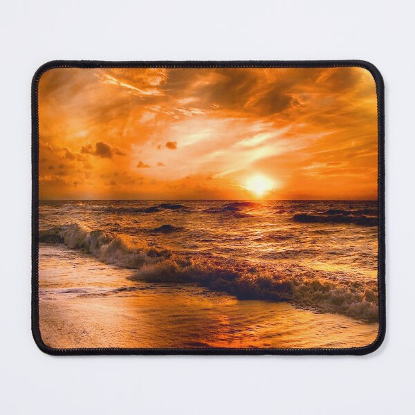 Item preview, Yellow Orange Beach Sunset Sky,sunset sky, beautiful sunset sky, beach sunset, designed and sold by Tamas Das.