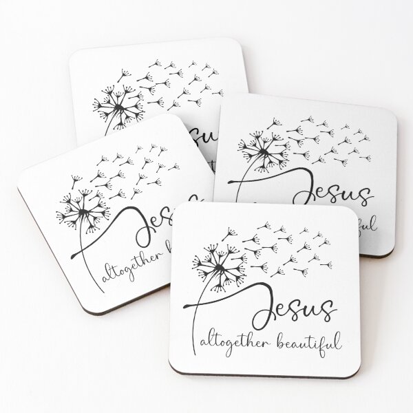 Item preview, Jesus, altogether beautiful has a chic dandelion graphic design designed and sold by simplydesignart.
