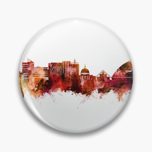 Item preview, Milton Keynes England Skyline designed and sold by ArtPrints.