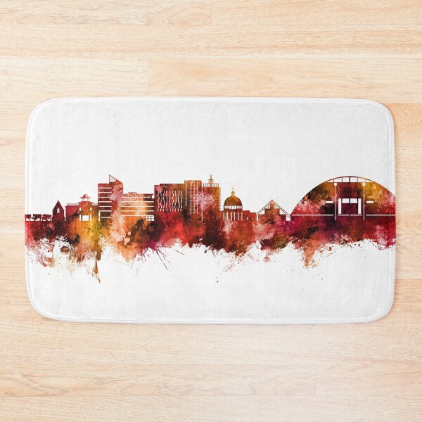 Item preview, Milton Keynes England Skyline designed and sold by ArtPrints.