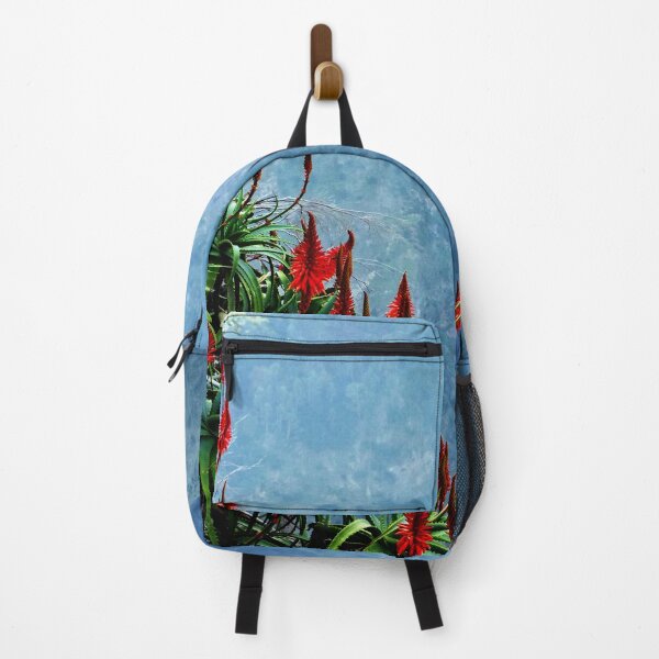 Item preview, Red flowers over a deep valley designed and sold by frankuffmann.