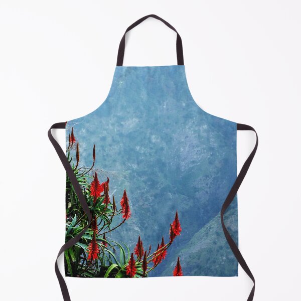 Item preview, Red flowers over a deep valley designed and sold by frankuffmann.