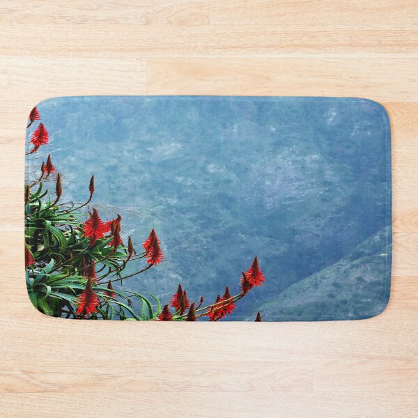 Item preview, Red flowers over a deep valley designed and sold by frankuffmann.