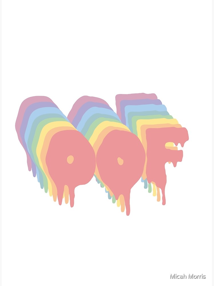 Oof Rainbow Postcard By Mixah Redbubble - aesthetic icon roblox logo pink