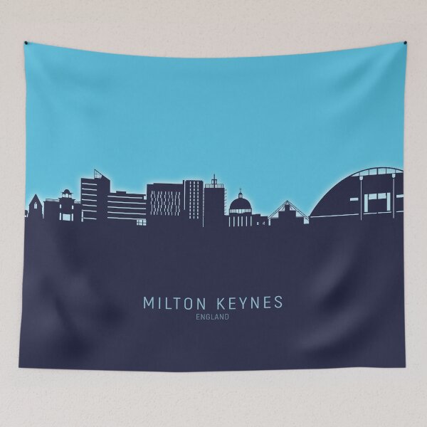 Item preview, Milton Keynes England Skyline designed and sold by ArtPrints.