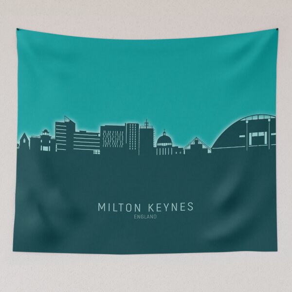 Item preview, Milton Keynes England Skyline designed and sold by ArtPrints.