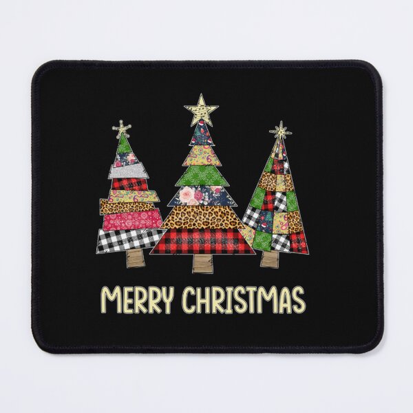 Item preview, Merry Christmas Quilt Tree Leopard Buffalo Plaid Pajama Xmas designed and sold by FelicitasLink1.