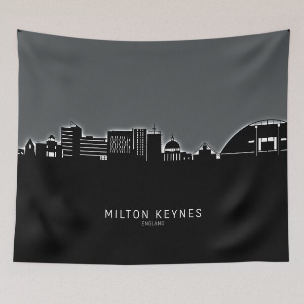 Item preview, Milton Keynes England Skyline designed and sold by ArtPrints.